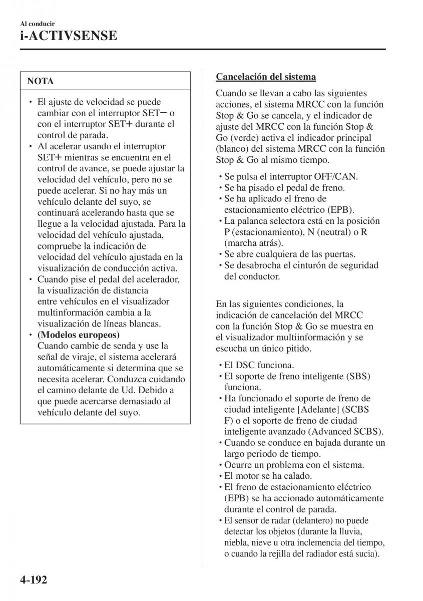 Mazda CX 5 II 2 manual del propietario / page 374