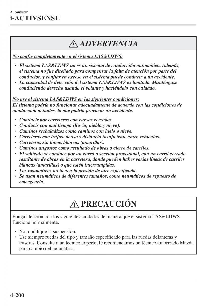 Mazda CX 5 II 2 manual del propietario / page 382