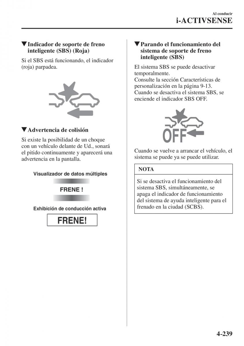 Mazda CX 5 II 2 manual del propietario / page 421