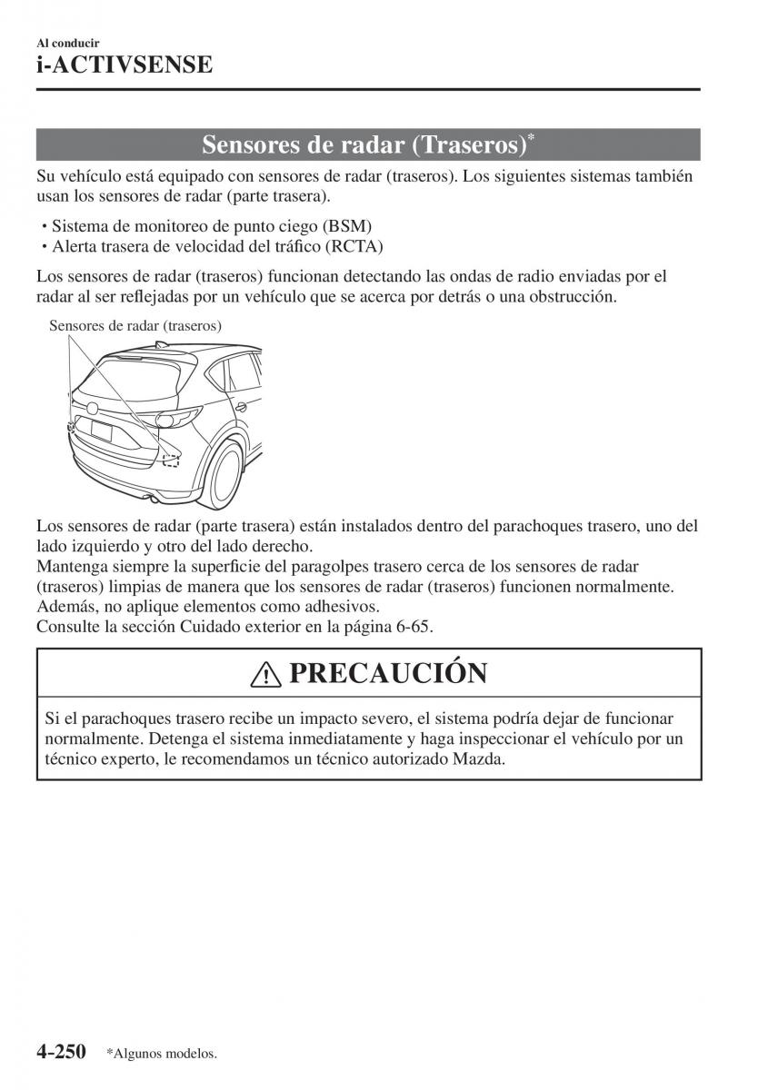 Mazda CX 5 II 2 manual del propietario / page 432