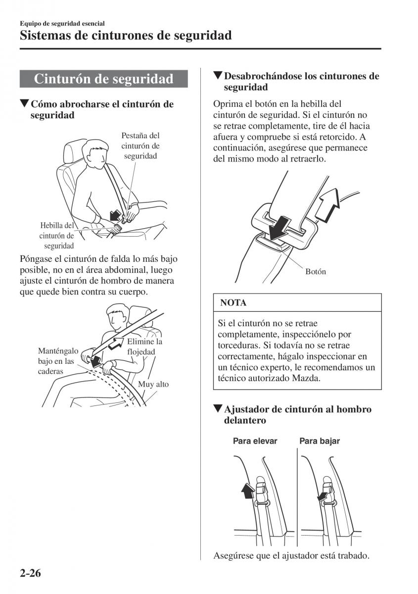 Mazda CX 5 II 2 manual del propietario / page 46