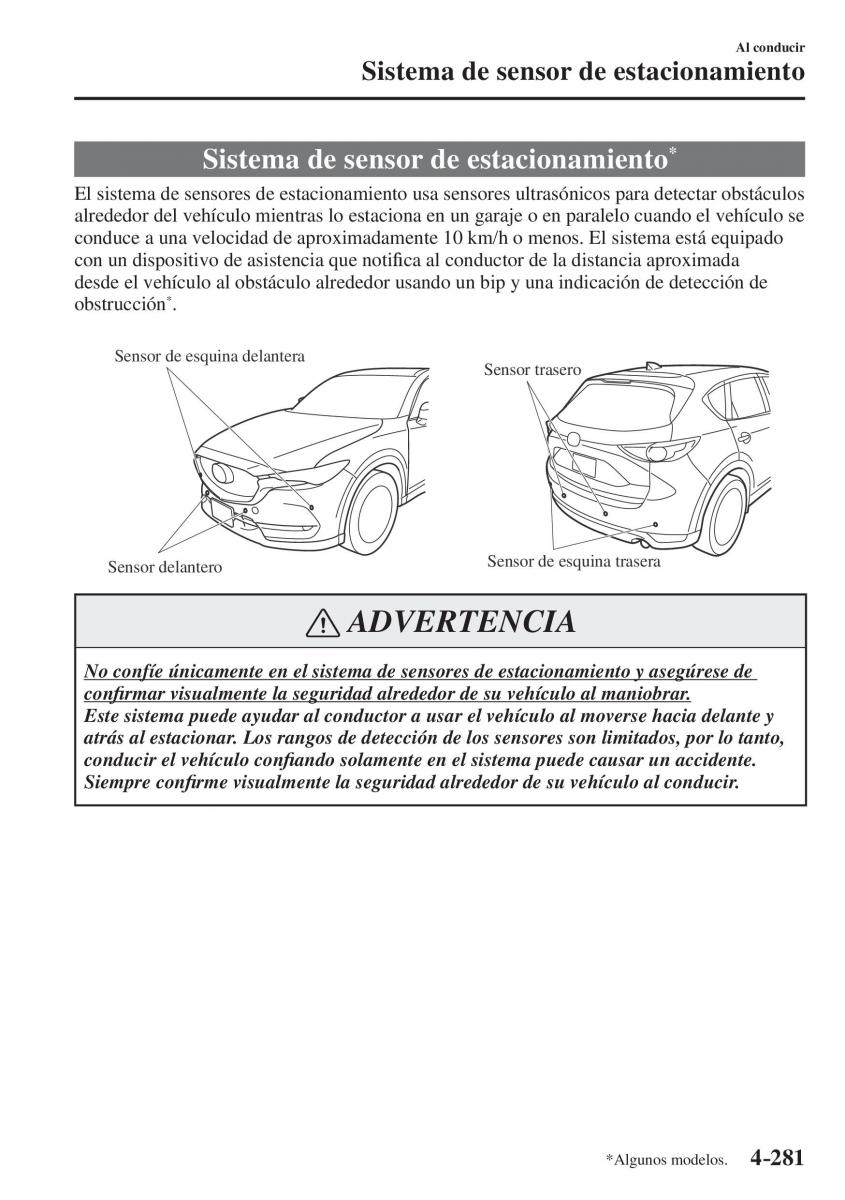 Mazda CX 5 II 2 manual del propietario / page 463