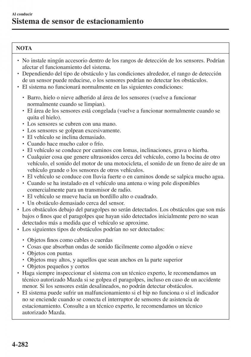 Mazda CX 5 II 2 manual del propietario / page 464