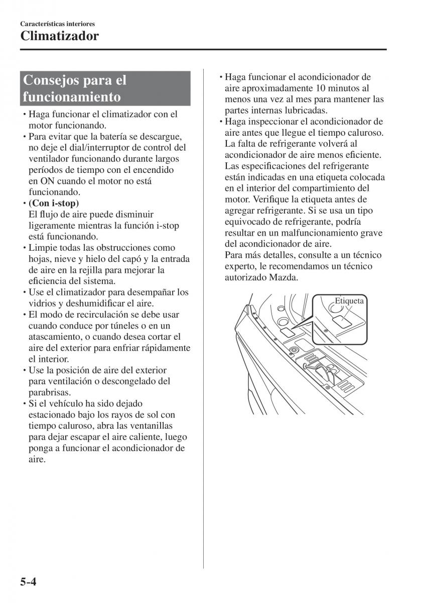 Mazda CX 5 II 2 manual del propietario / page 476