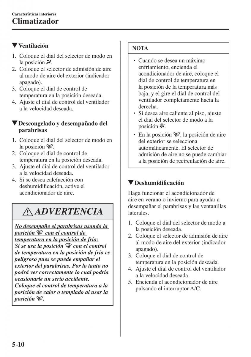 Mazda CX 5 II 2 manual del propietario / page 482