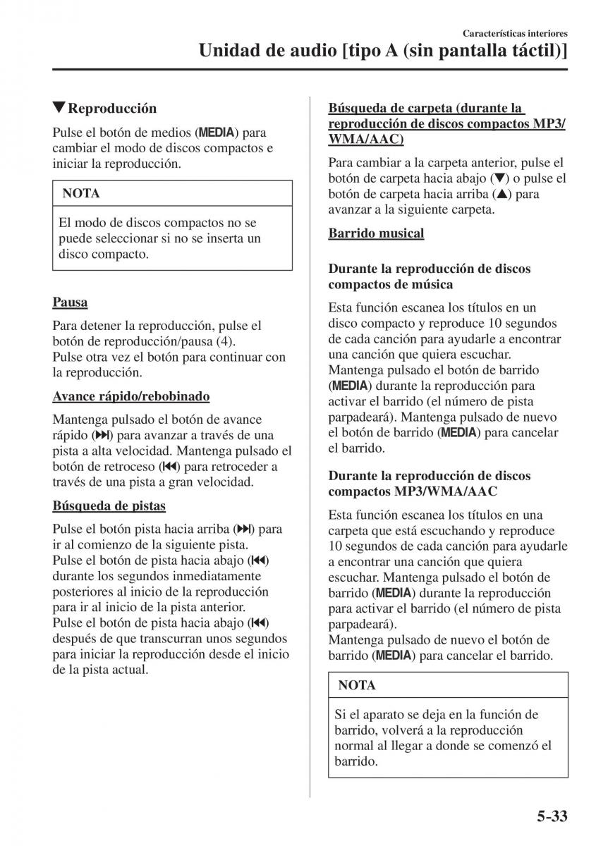 Mazda CX 5 II 2 manual del propietario / page 505