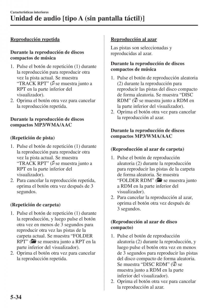 Mazda CX 5 II 2 manual del propietario / page 506