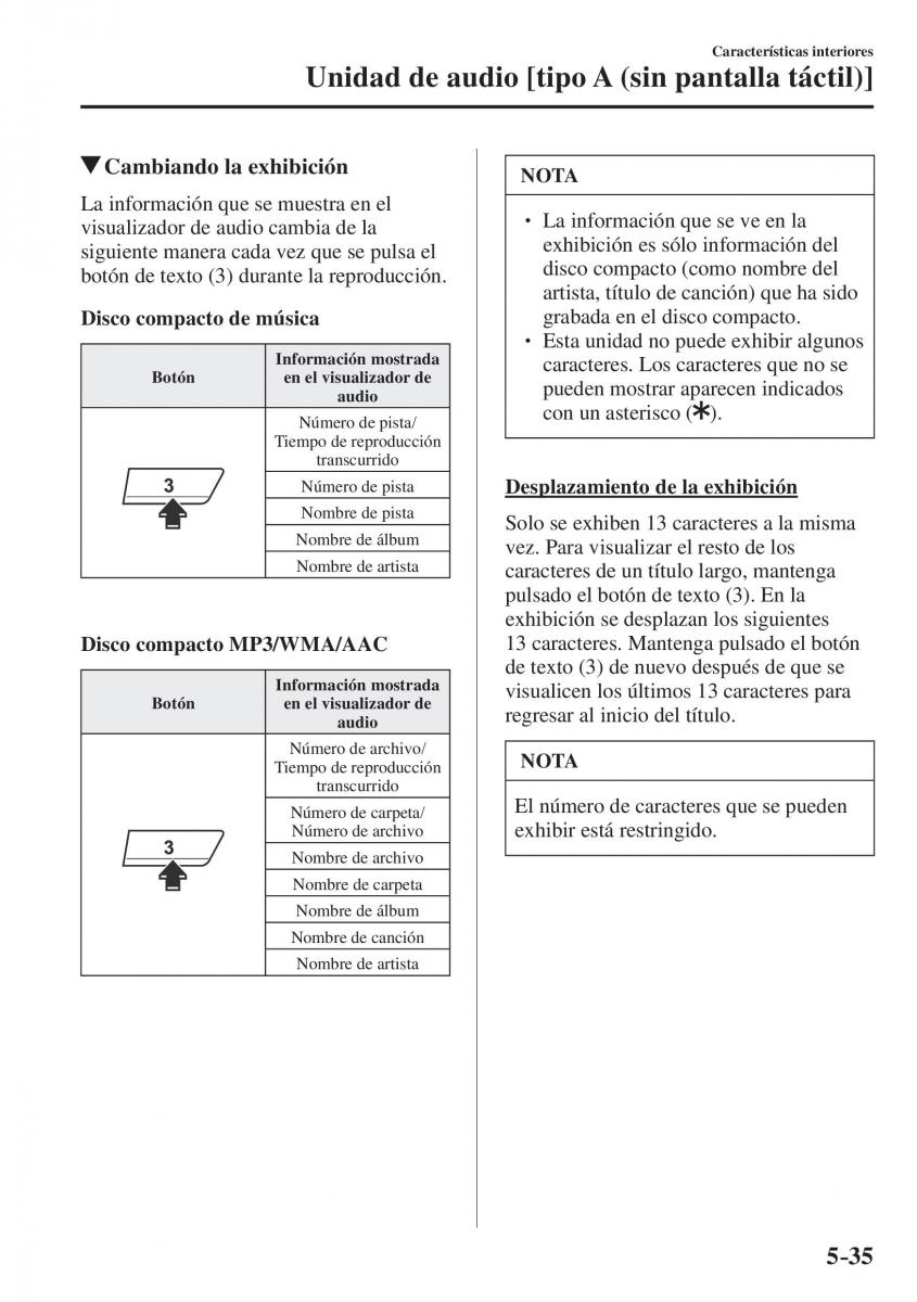 Mazda CX 5 II 2 manual del propietario / page 507