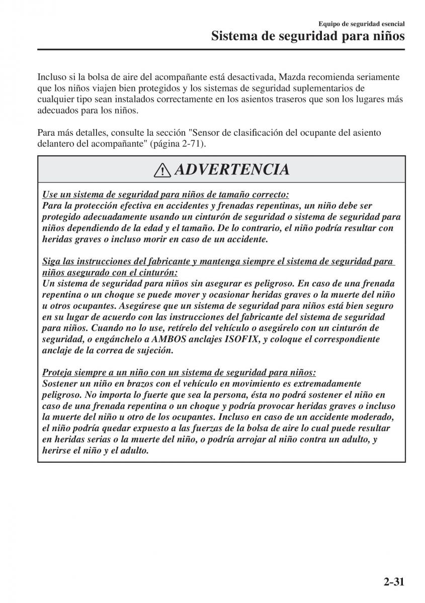 Mazda CX 5 II 2 manual del propietario / page 51