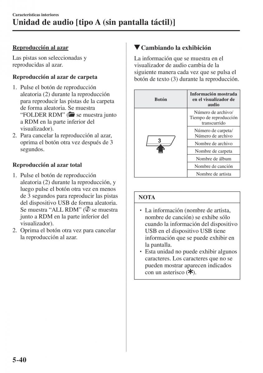 Mazda CX 5 II 2 manual del propietario / page 512