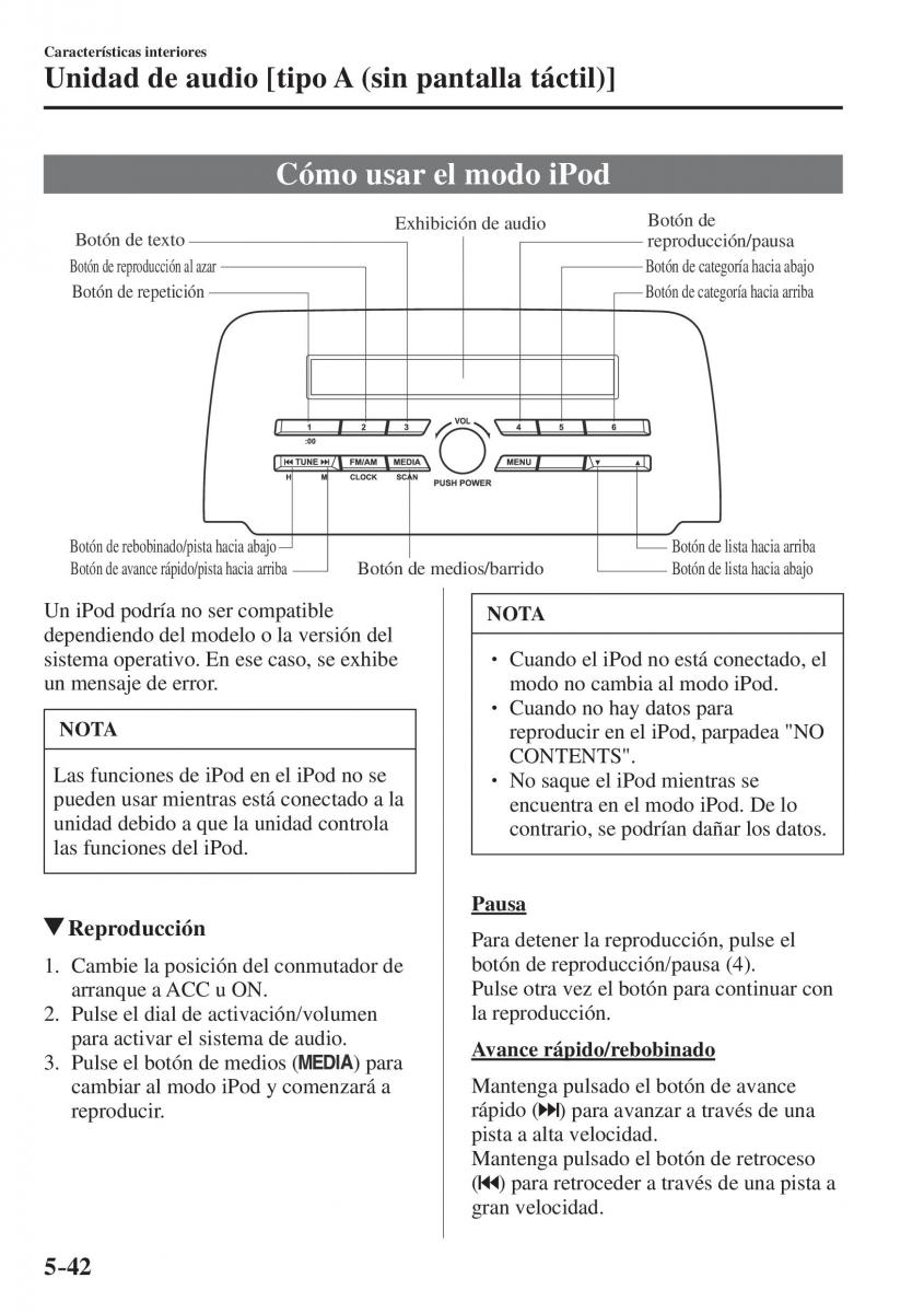 Mazda CX 5 II 2 manual del propietario / page 514