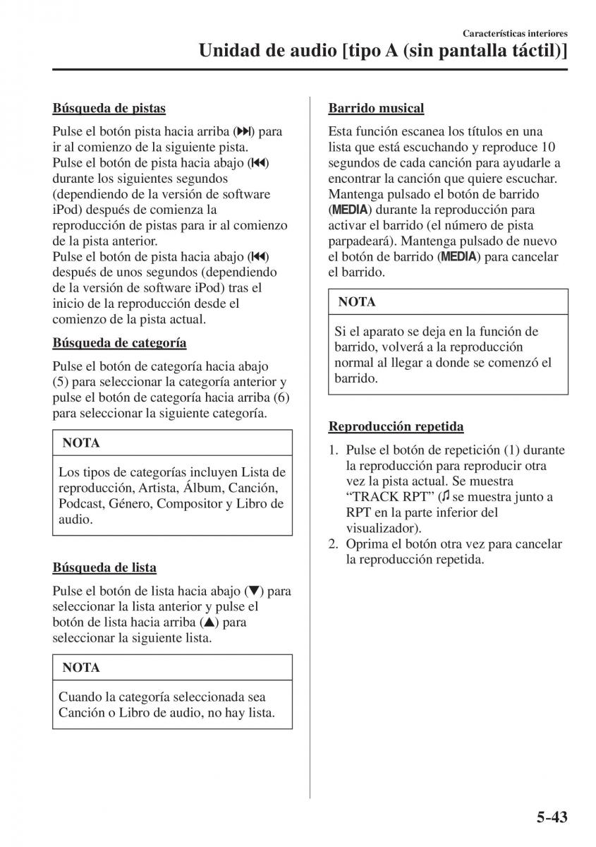 Mazda CX 5 II 2 manual del propietario / page 515