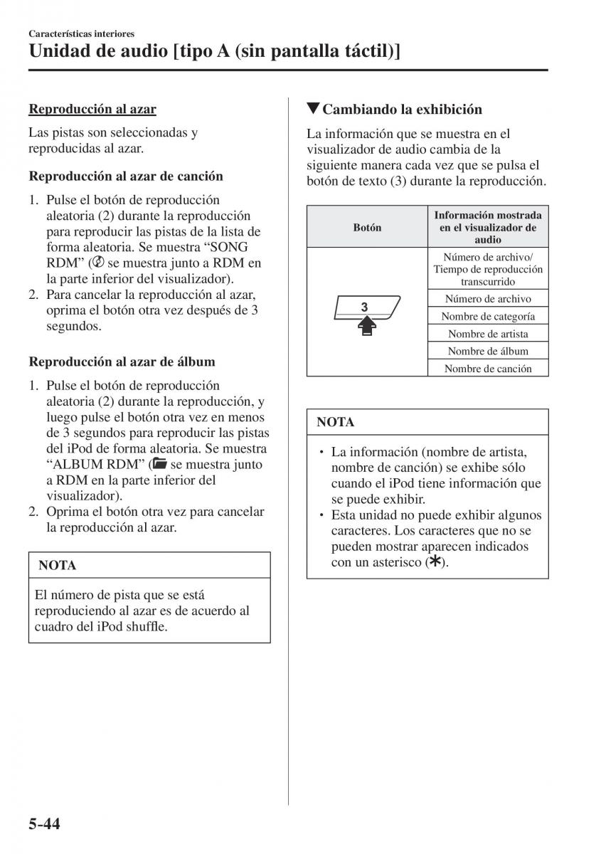 Mazda CX 5 II 2 manual del propietario / page 516