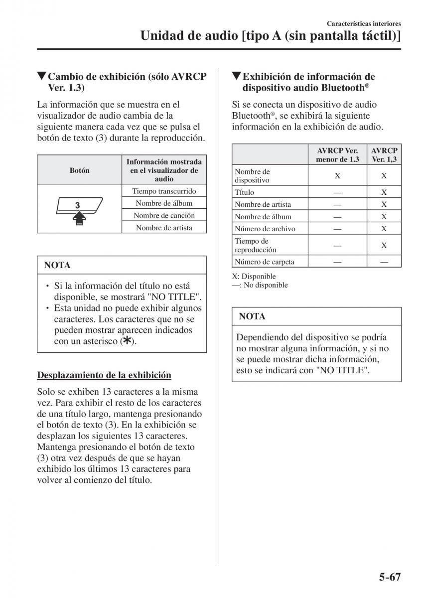 Mazda CX 5 II 2 manual del propietario / page 539