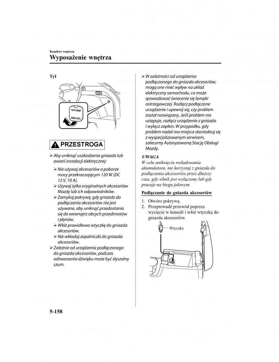 Mazda CX 5 II 2 instrukcja obslugi / page 595