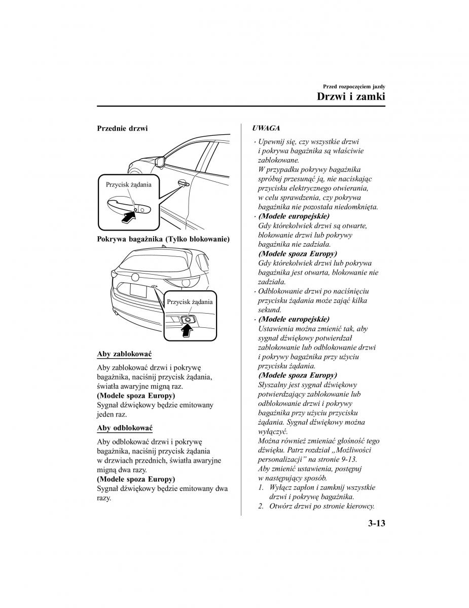 Mazda CX 5 II 2 instrukcja obslugi / page 108