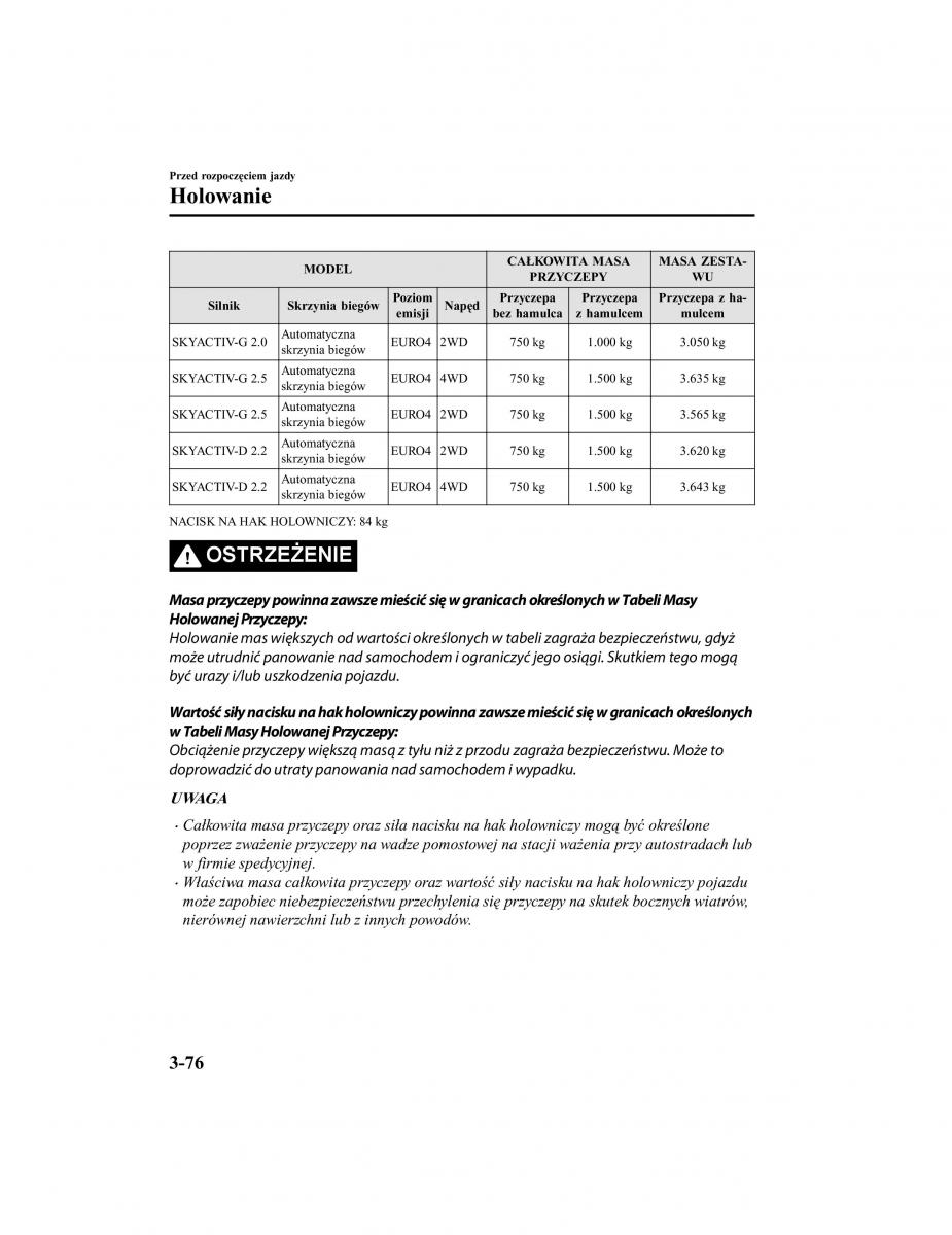 Mazda CX 5 II 2 instrukcja obslugi / page 171