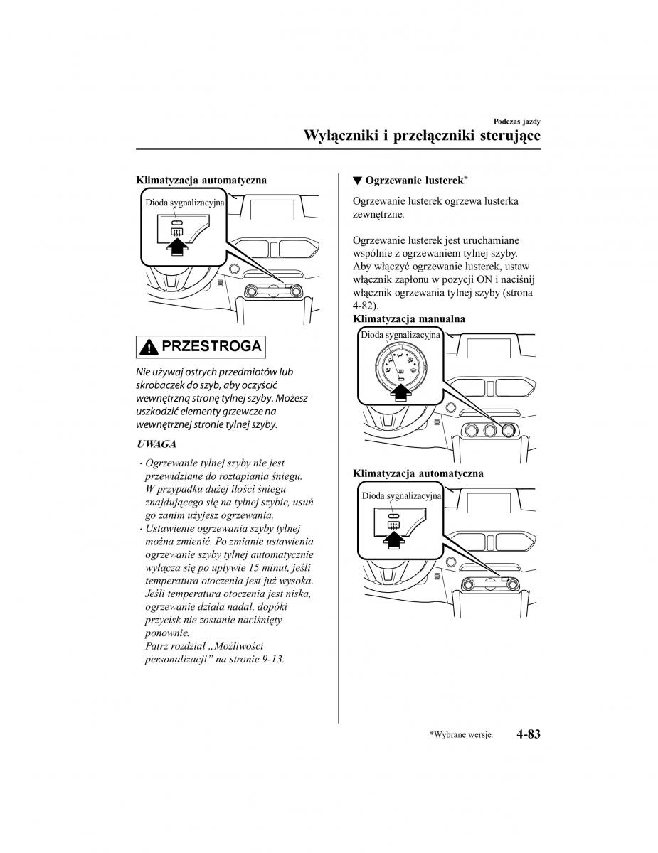 Mazda CX 5 II 2 instrukcja obslugi / page 258