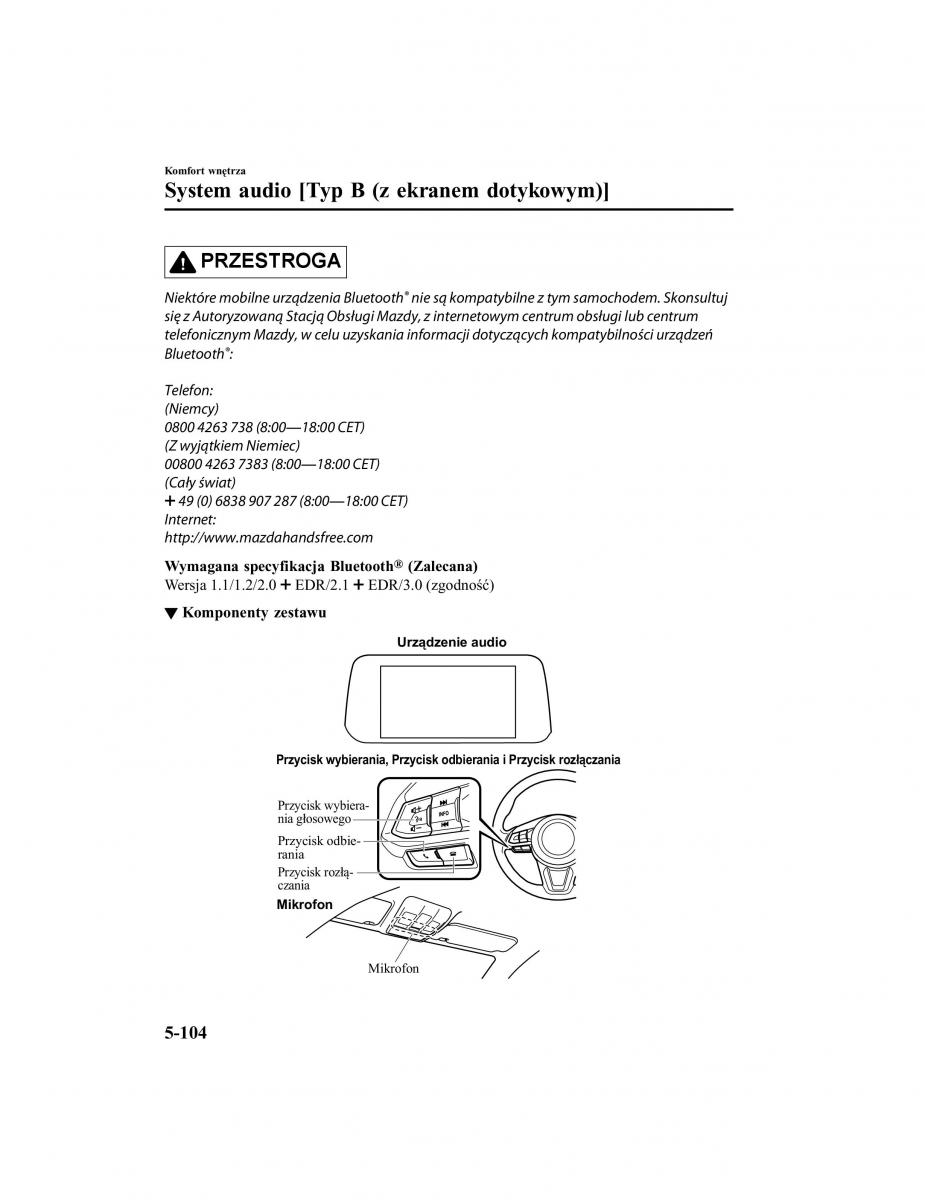 Mazda CX 5 II 2 instrukcja obslugi / page 541