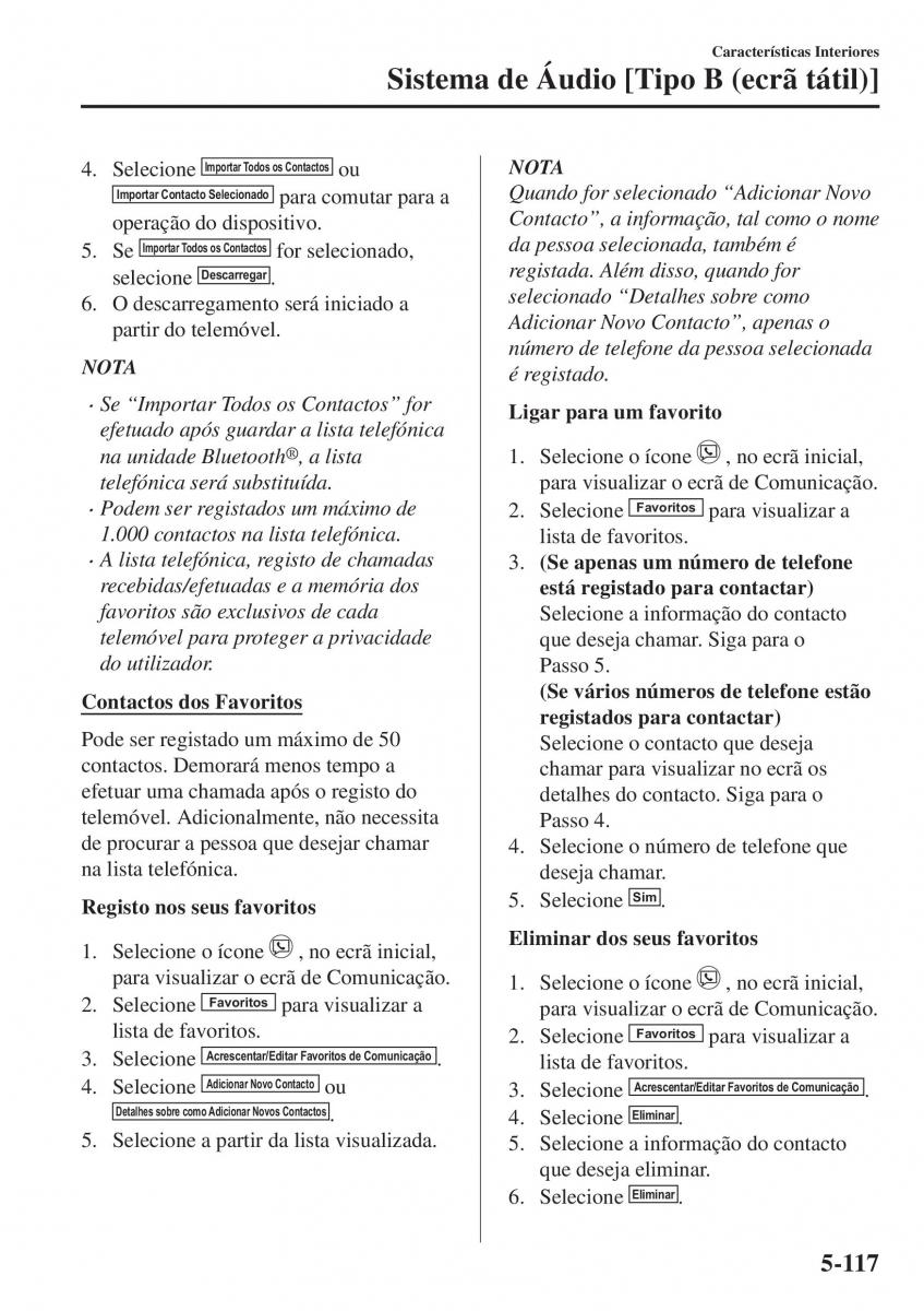 Mazda CX 5 II 2 manual del propietario / page 551