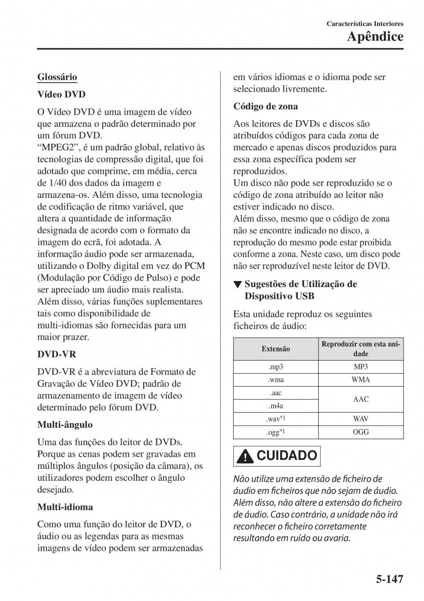 Mazda CX 5 II 2 manual del propietario / page 581