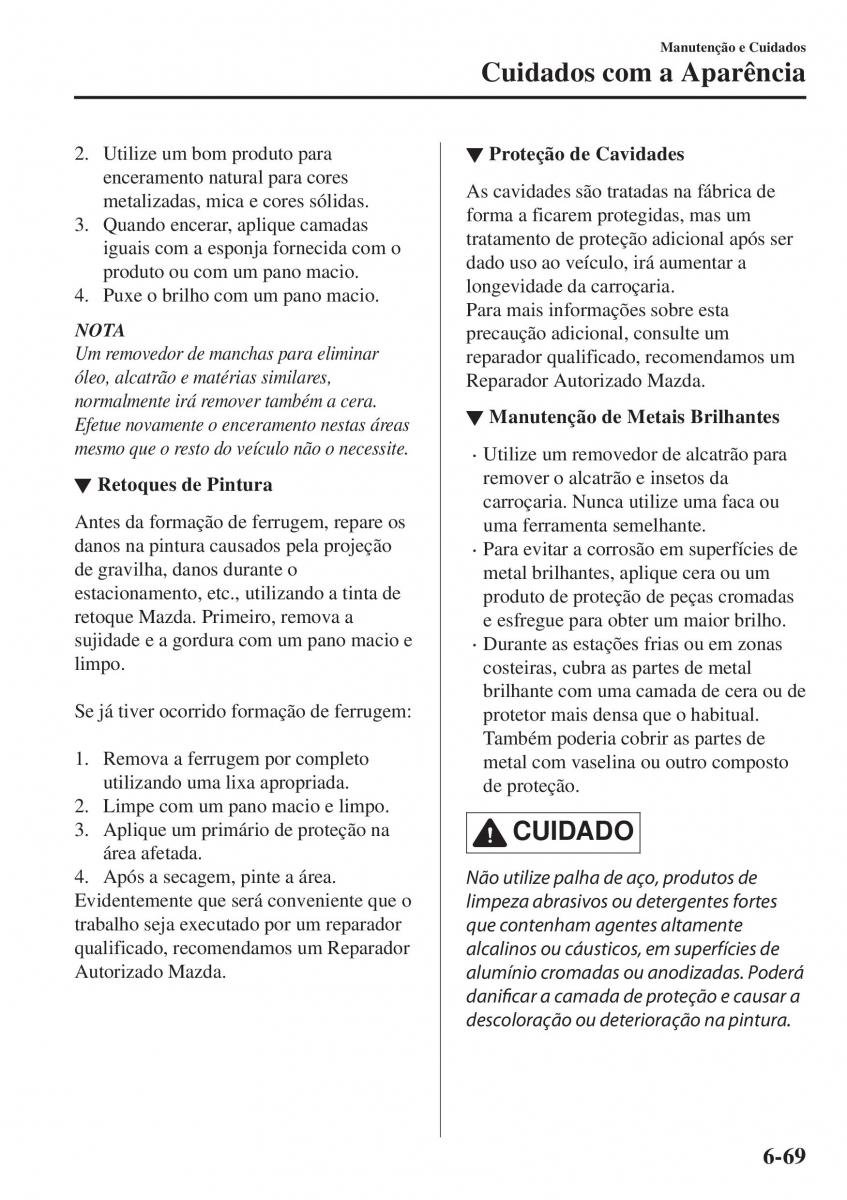 Mazda CX 5 II 2 manual del propietario / page 663