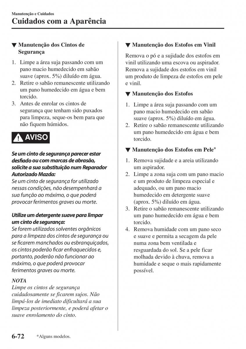 Mazda CX 5 II 2 manual del propietario / page 666