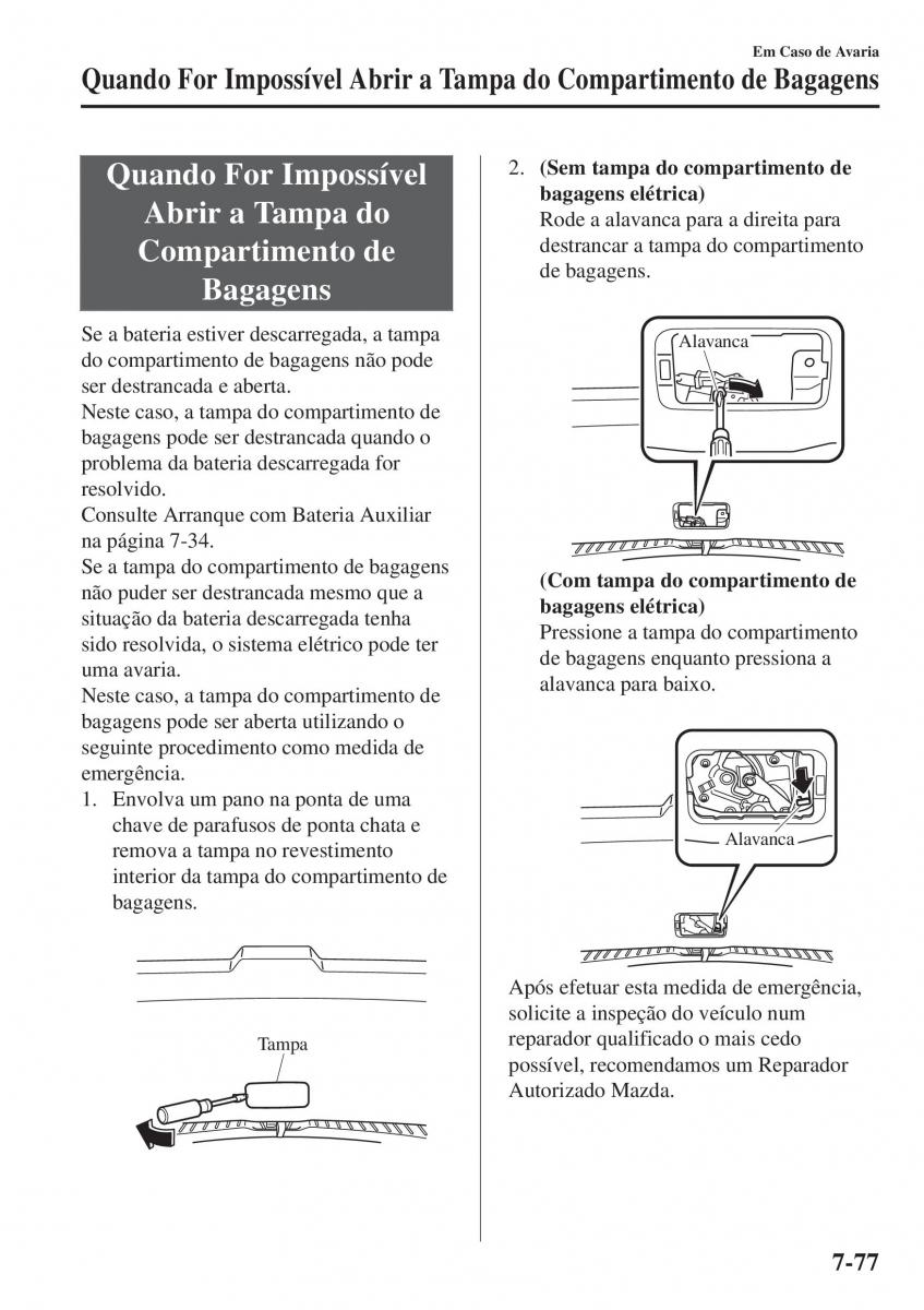 Mazda CX 5 II 2 manual del propietario / page 745