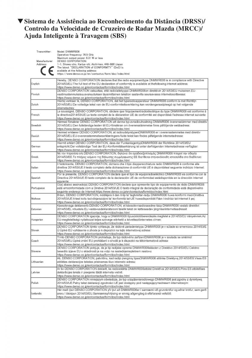 Mazda CX 5 II 2 manual del propietario / page 792