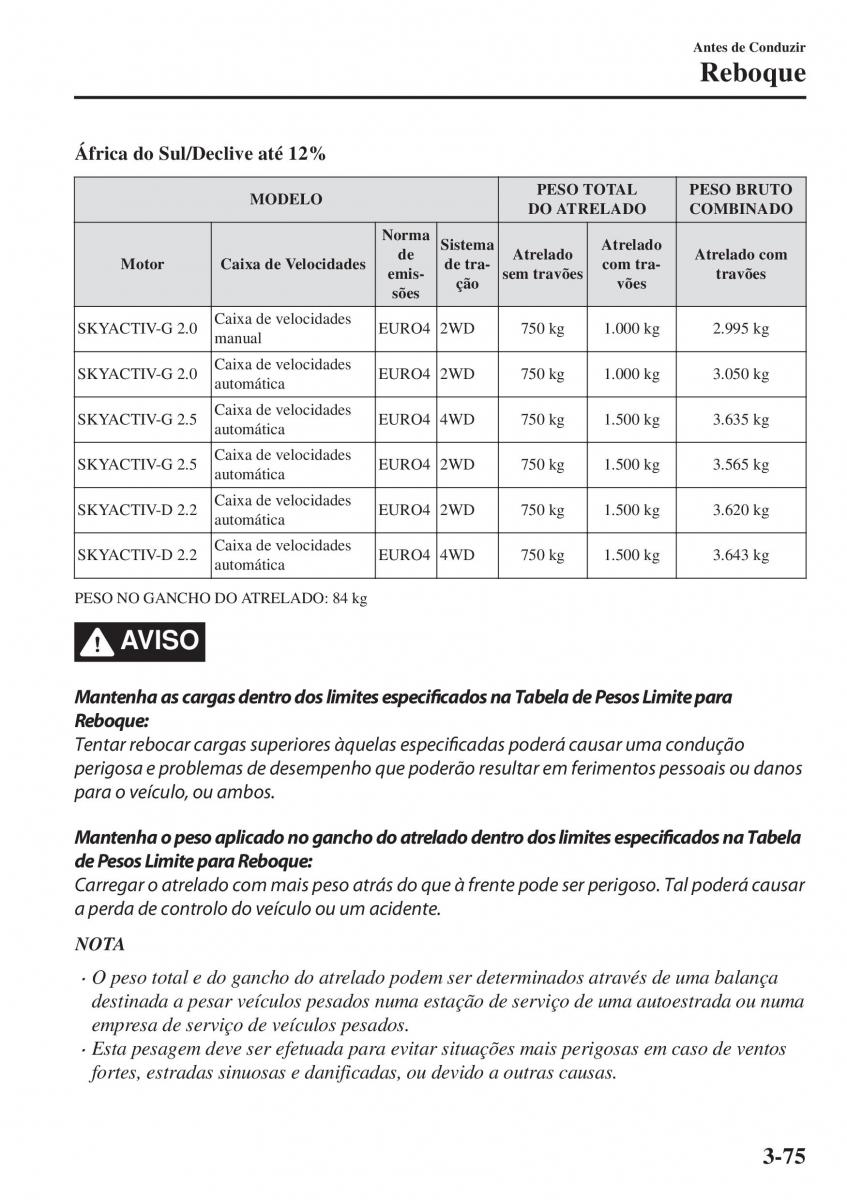 Mazda CX 5 II 2 manual del propietario / page 169