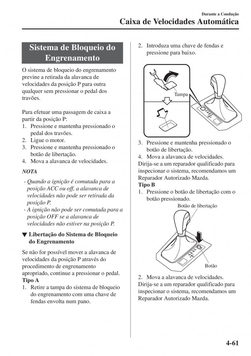 Mazda CX 5 II 2 manual del propietario / page 235