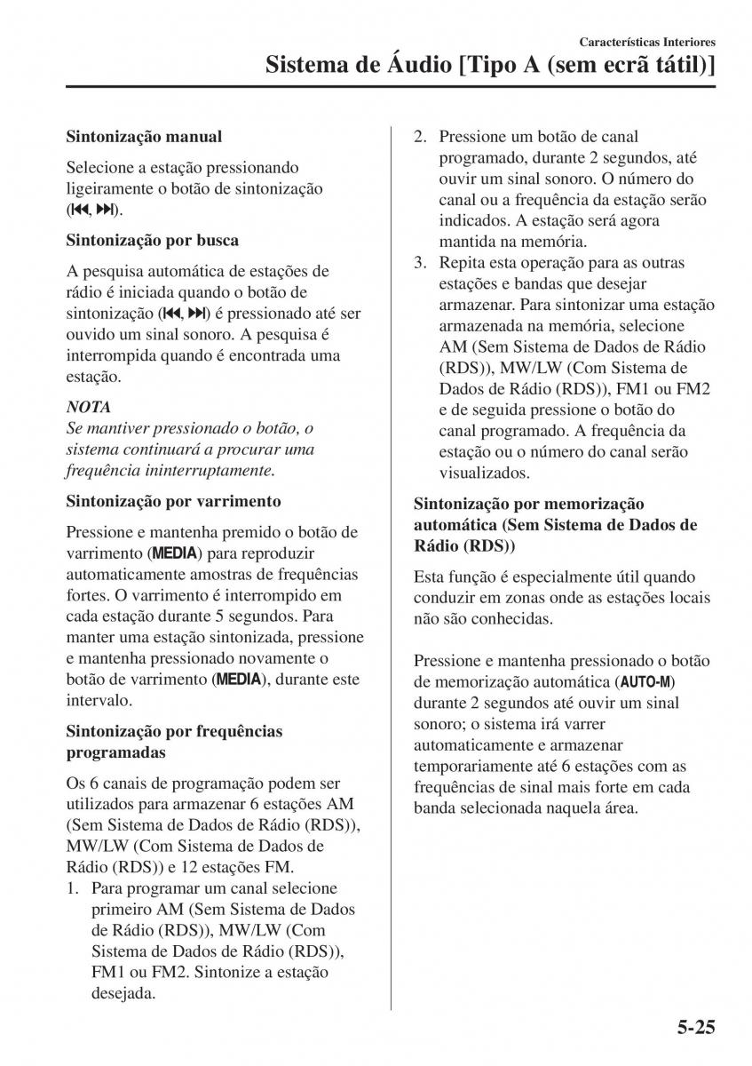 Mazda CX 5 II 2 manual del propietario / page 459