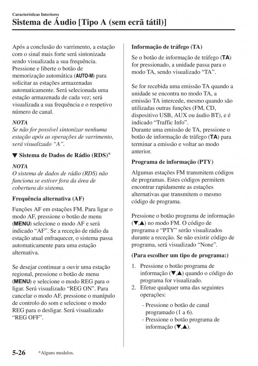 Mazda CX 5 II 2 manual del propietario / page 460