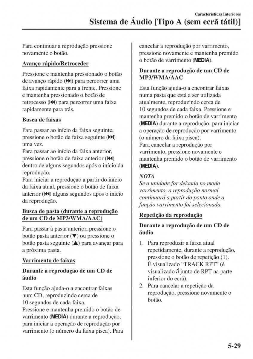 Mazda CX 5 II 2 manual del propietario / page 463