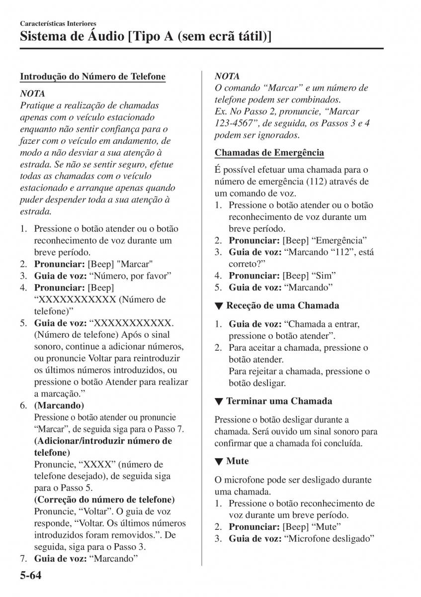 Mazda CX 5 II 2 manual del propietario / page 498