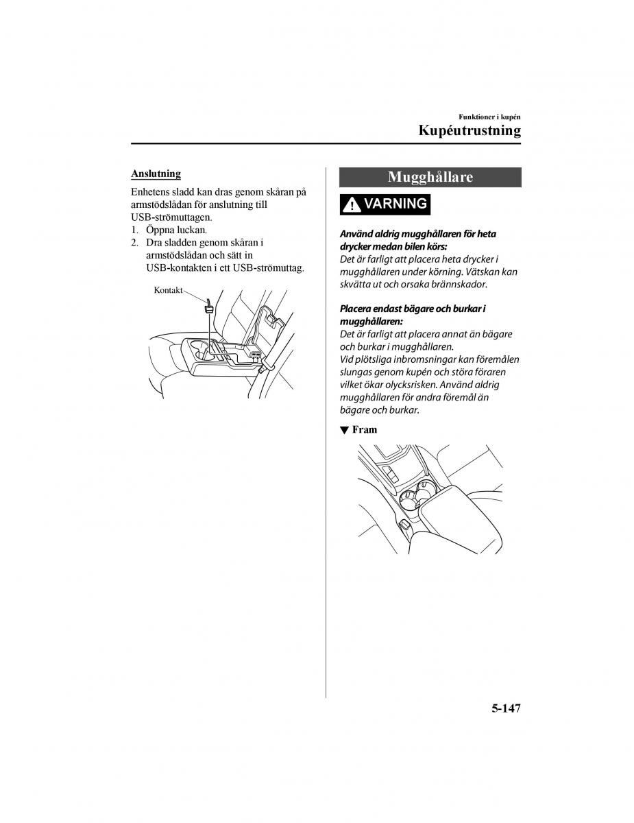 Mazda CX 5 II 2 instruktionsbok / page 544