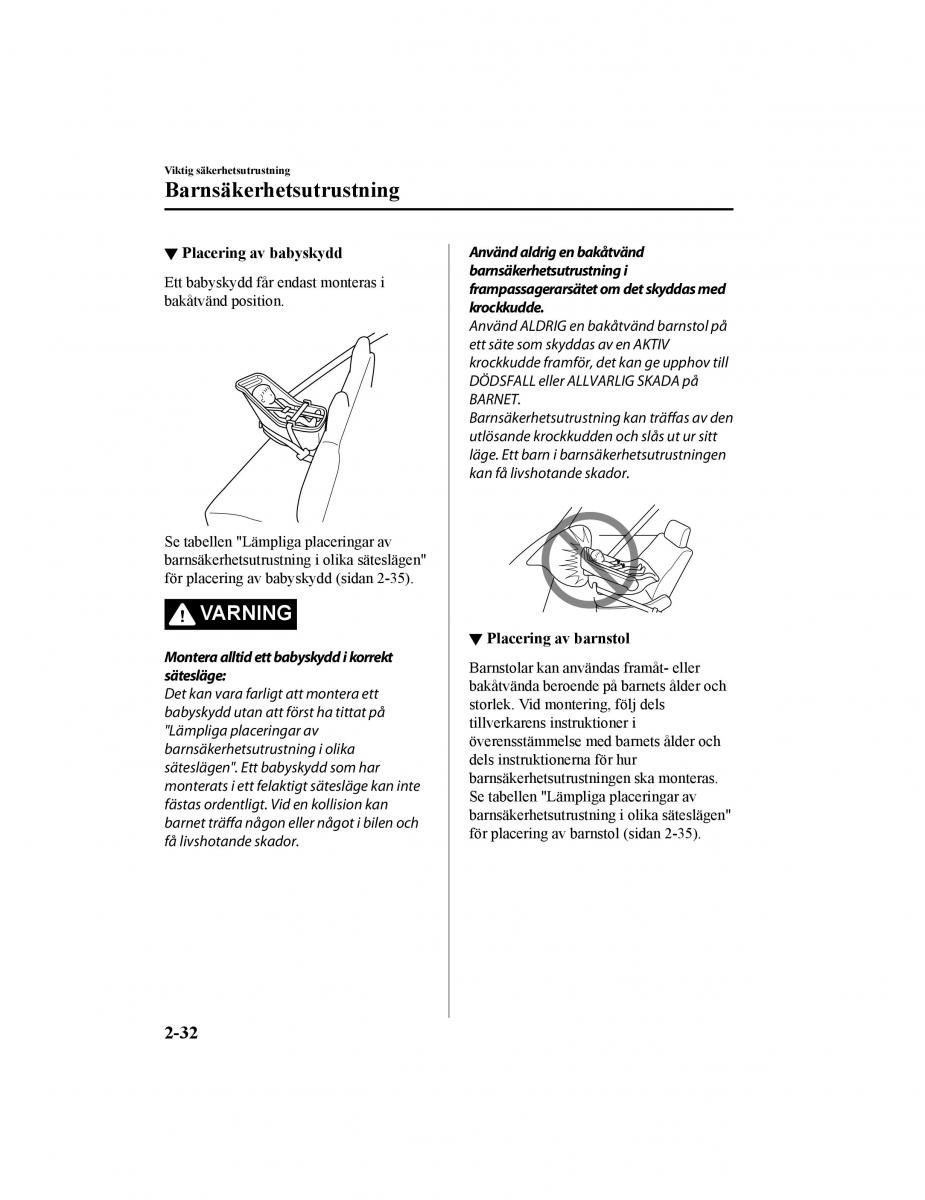 Mazda CX 5 II 2 instruktionsbok / page 57