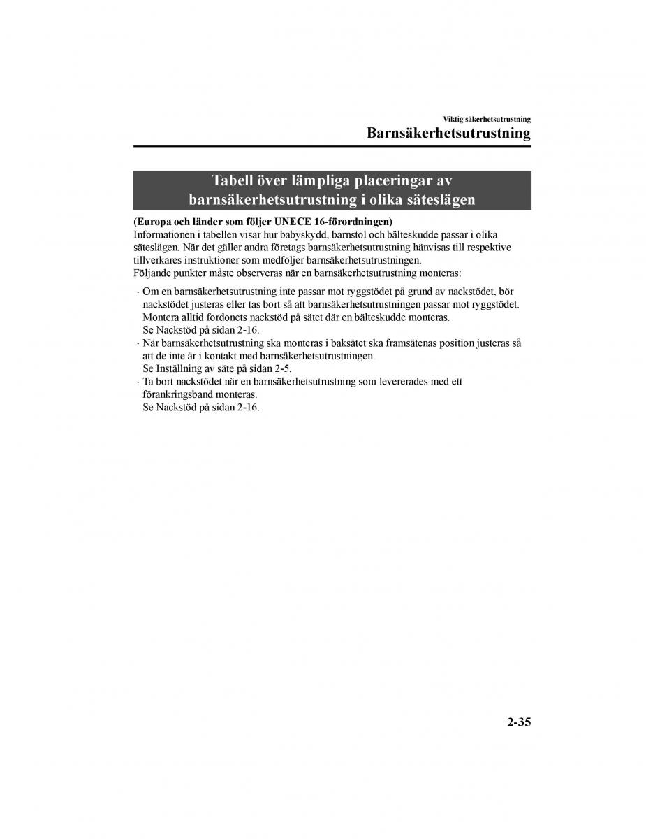 Mazda CX 5 II 2 instruktionsbok / page 60