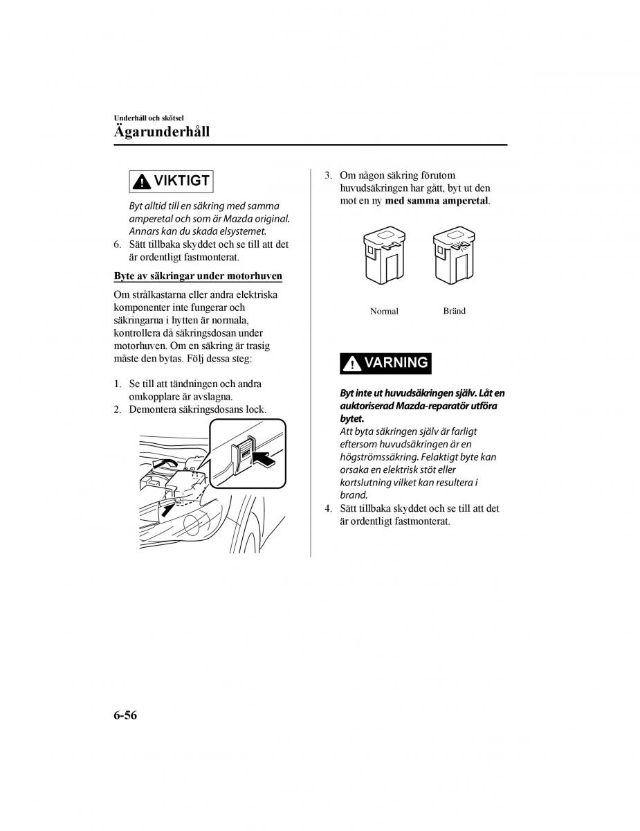 Mazda CX 5 II 2 instruktionsbok / page 607