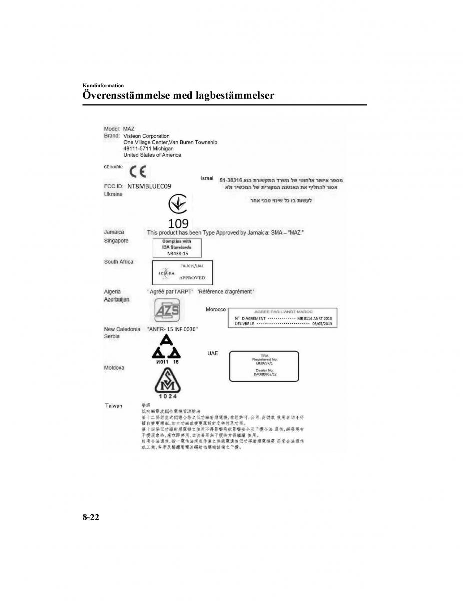 Mazda CX 5 II 2 instruktionsbok / page 711