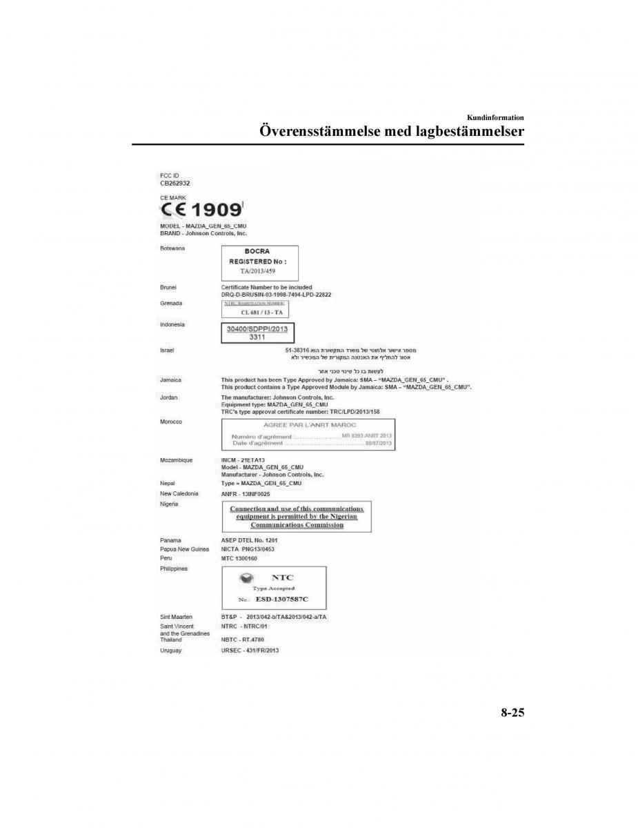 Mazda CX 5 II 2 instruktionsbok / page 714