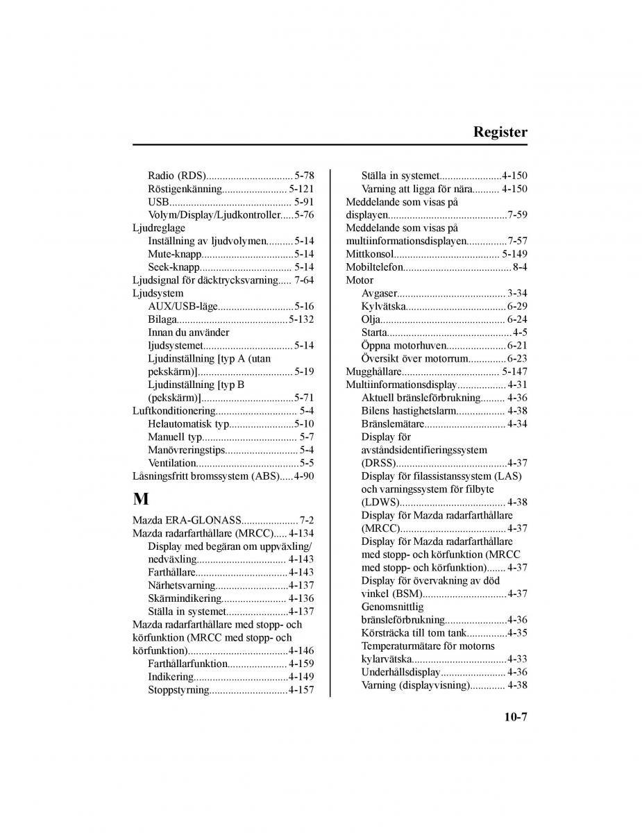 Mazda CX 5 II 2 instruktionsbok / page 766