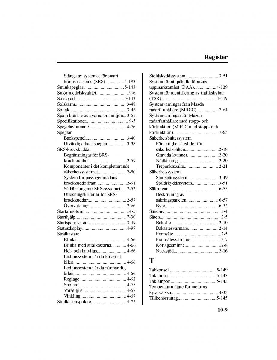 Mazda CX 5 II 2 instruktionsbok / page 768