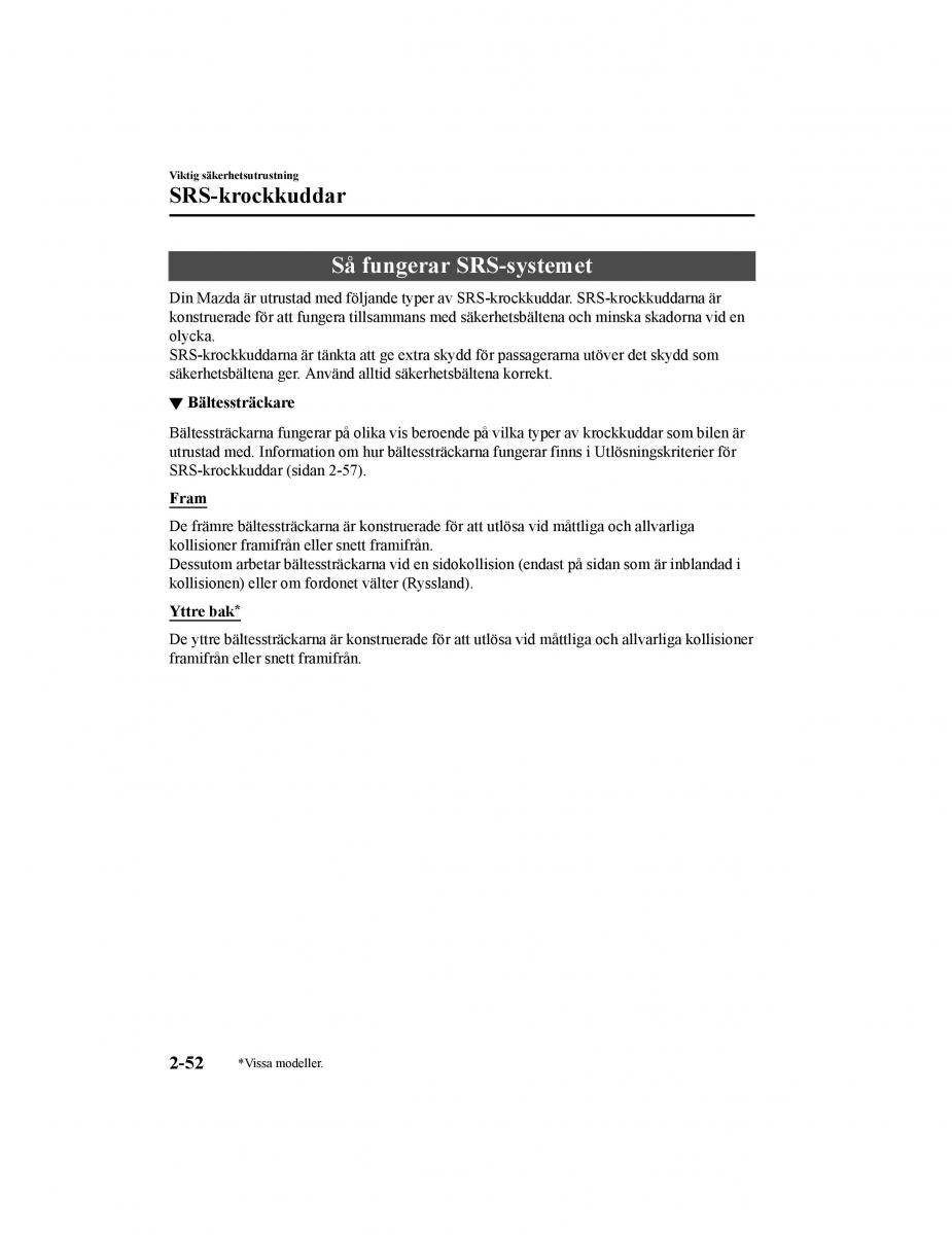 Mazda CX 5 II 2 instruktionsbok / page 77