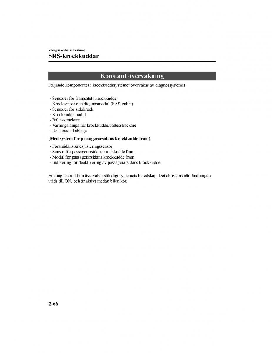 Mazda CX 5 II 2 instruktionsbok / page 91