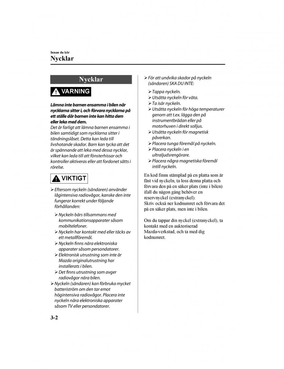 Mazda CX 5 II 2 instruktionsbok / page 93