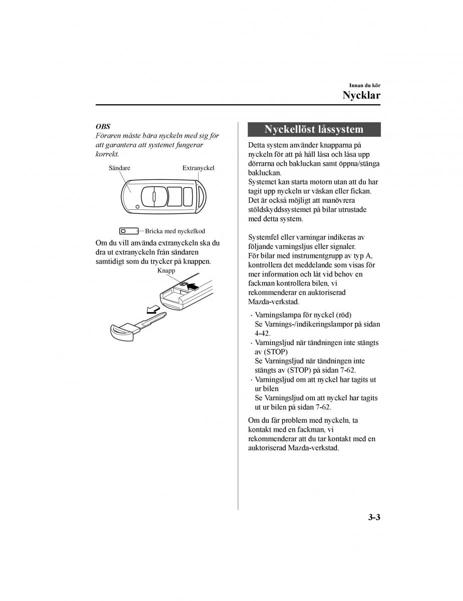 Mazda CX 5 II 2 instruktionsbok / page 94