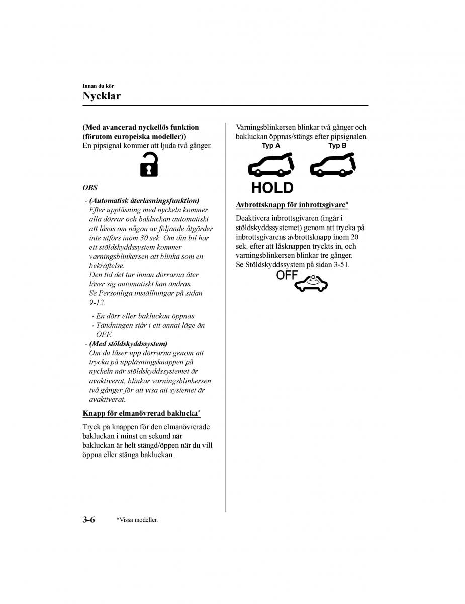 Mazda CX 5 II 2 instruktionsbok / page 97