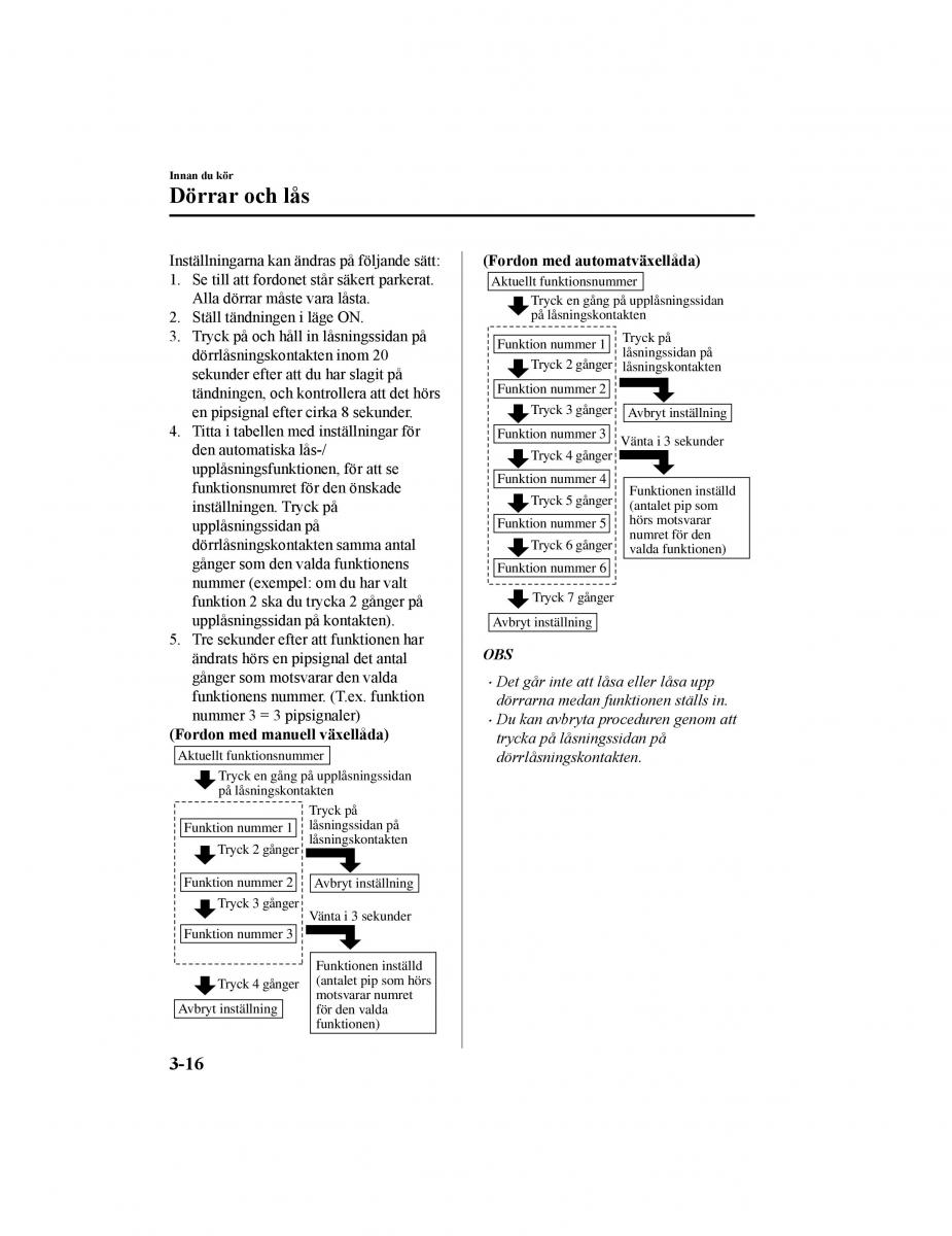 Mazda CX 5 II 2 instruktionsbok / page 107