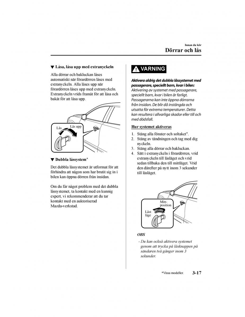 Mazda CX 5 II 2 instruktionsbok / page 108